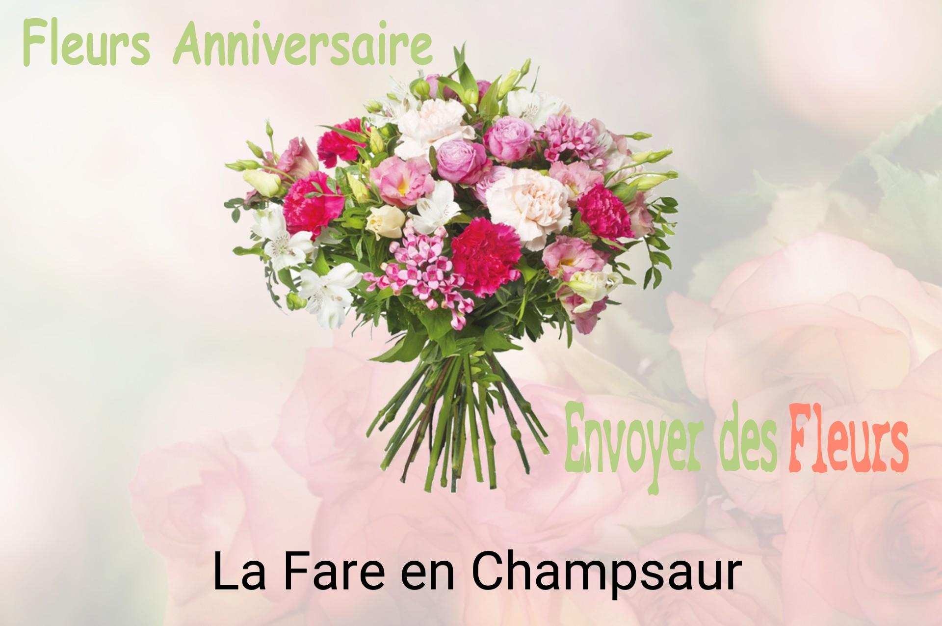 Bouquet de fleurs d’anniversaire livré à La Fare-en-Champsaur